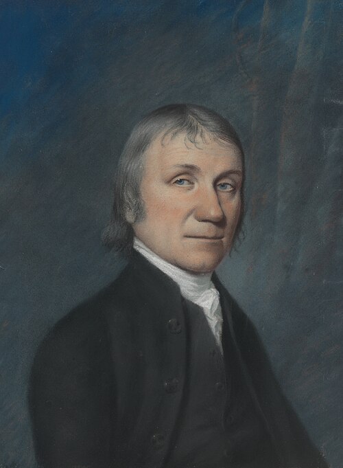 Portrait of Joseph Priestley in profile